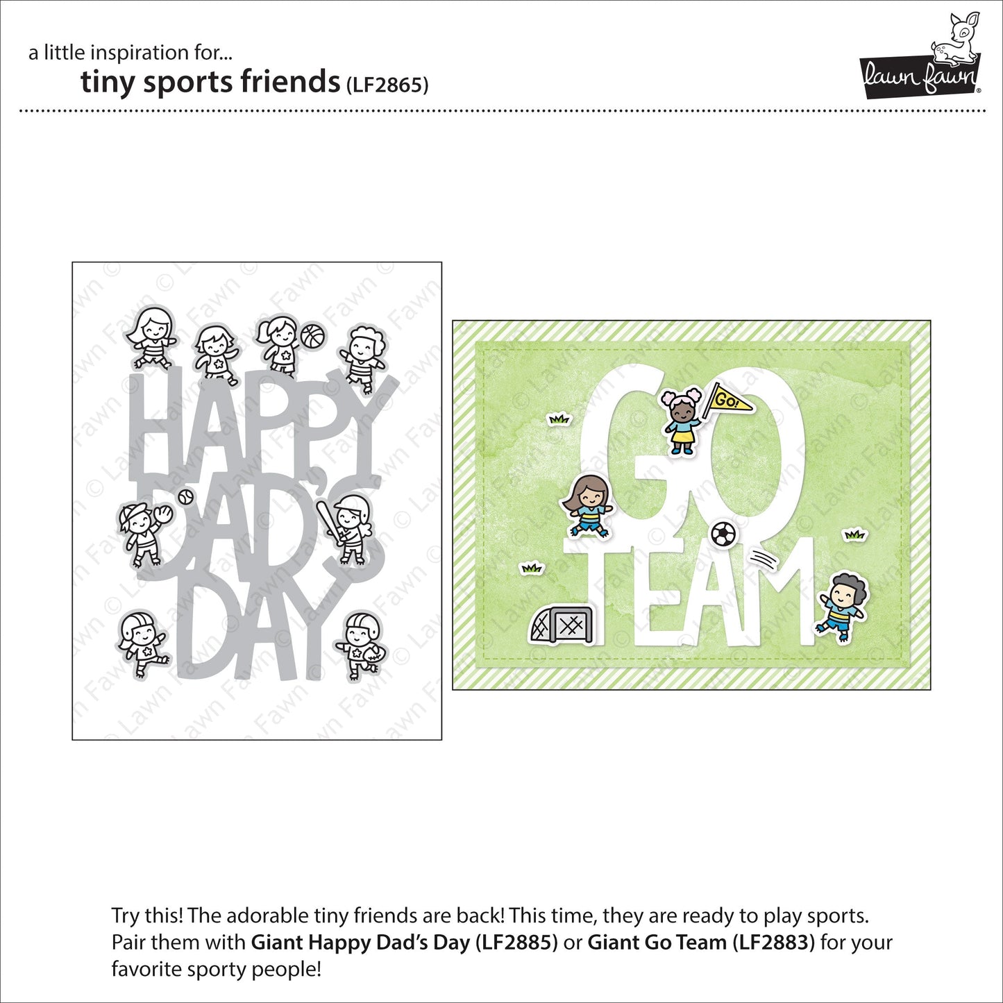 Lawn Fawn - Tiny Sports Friends