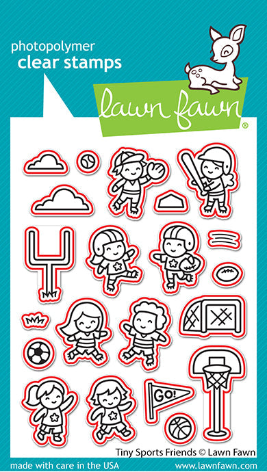 Lawn Fawn - Tiny Sports Friends - Lawn Cuts