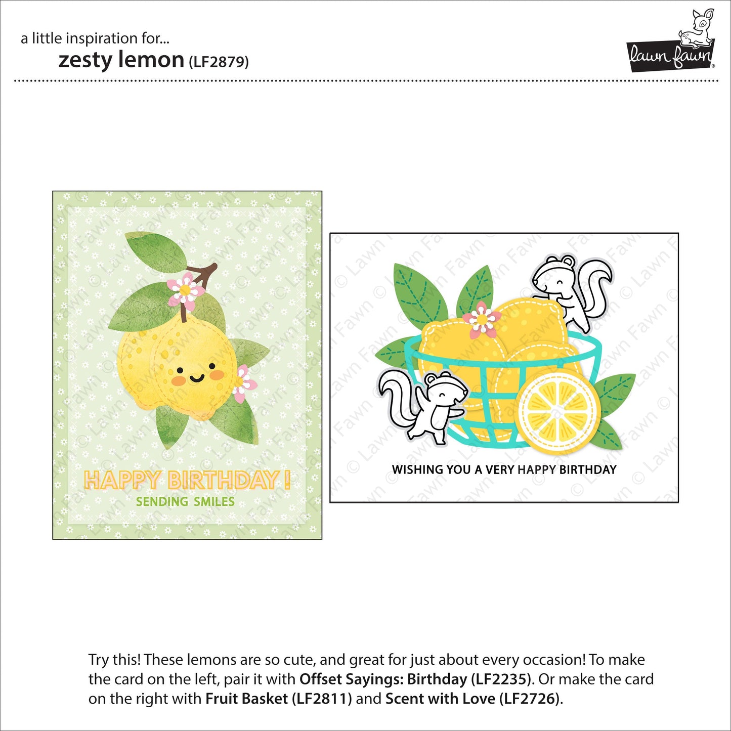 Lawn Fawn - Zesty Lemon