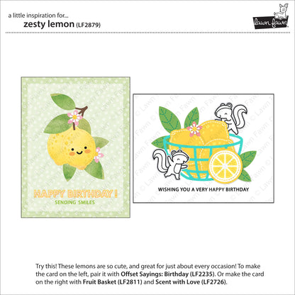 Lawn Fawn - Zesty Lemon