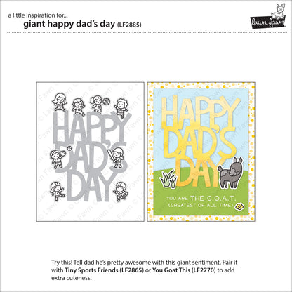 Lawn Fawn - Giant Happy Dad's Day