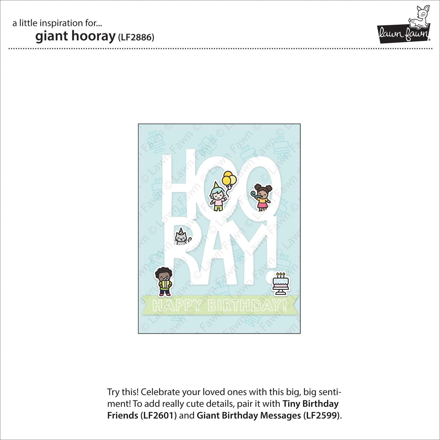 Lawn Fawn - Giant Hooray