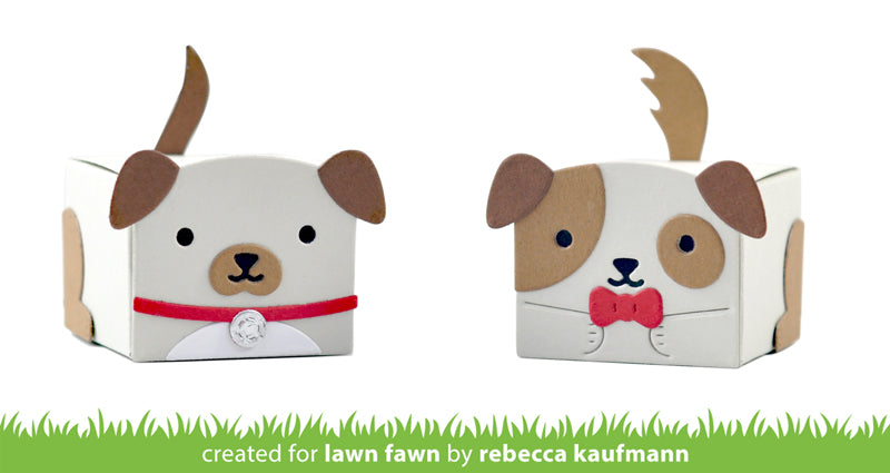 Lawn Fawn - Tiny Gift Box Dog Add-On