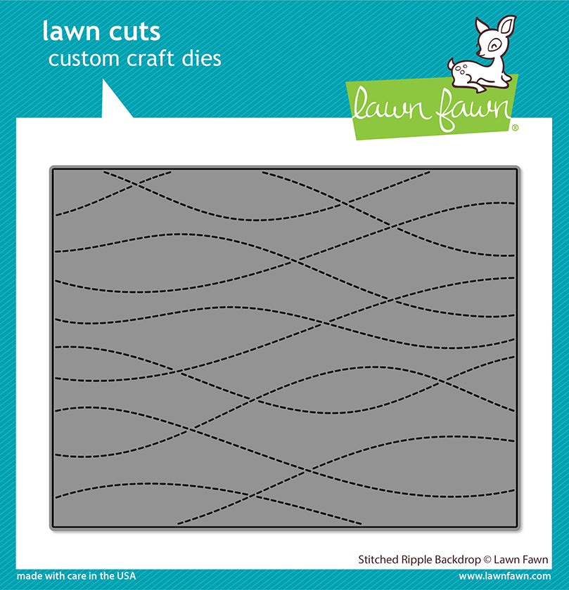 Lawn Fawn - Stitched Ripple Backdrop