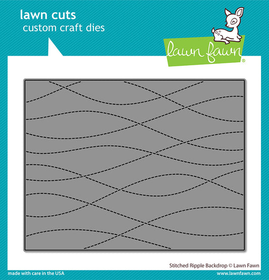 Lawn Fawn - Stitched Ripple Backdrop