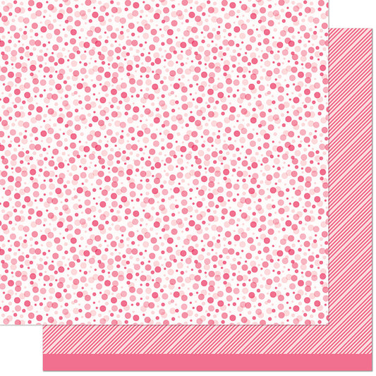 Lawn Fawn - All the Dots - Strawberry Fizz 12x12"