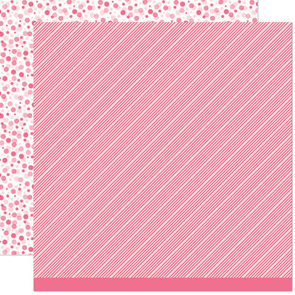 Lawn Fawn - All the Dots - Strawberry Fizz 12x12"