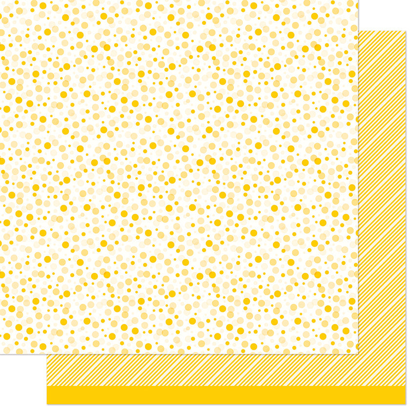 Lawn Fawn - All the Dots - Lemon Fizz 12x12"