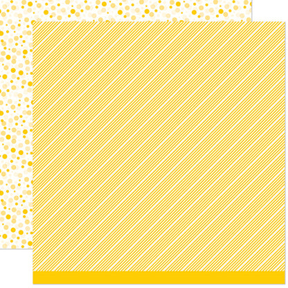 Lawn Fawn - All the Dots - Lemon Fizz 12x12"
