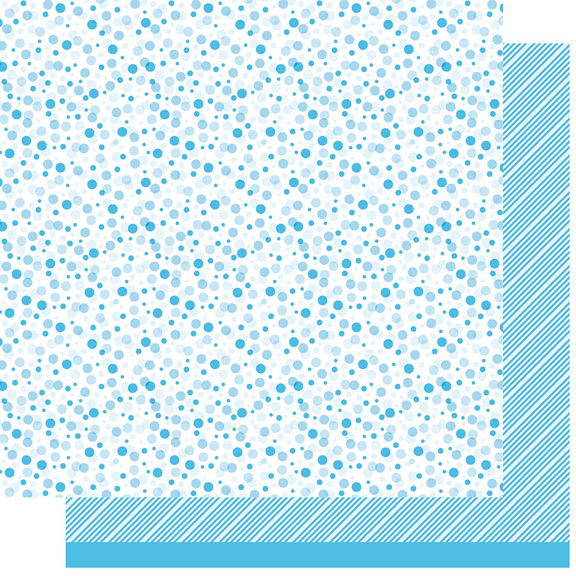 Lawn Fawn - All the Dots - Blue Raspberry Fizz 12x12"
