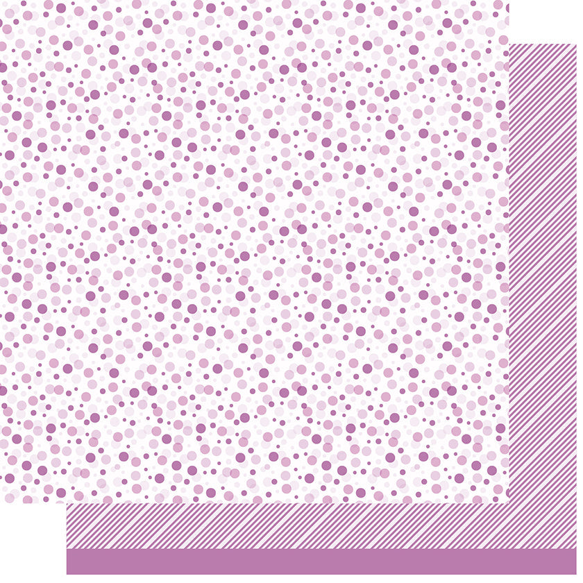 Lawn Fawn - All the Dots - Grape Fizz 12x12"