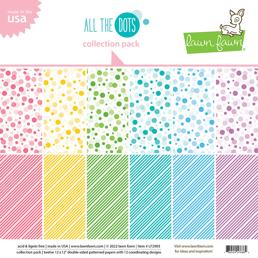 Lawn Fawn - All The Dots Collection Pack 12x12"