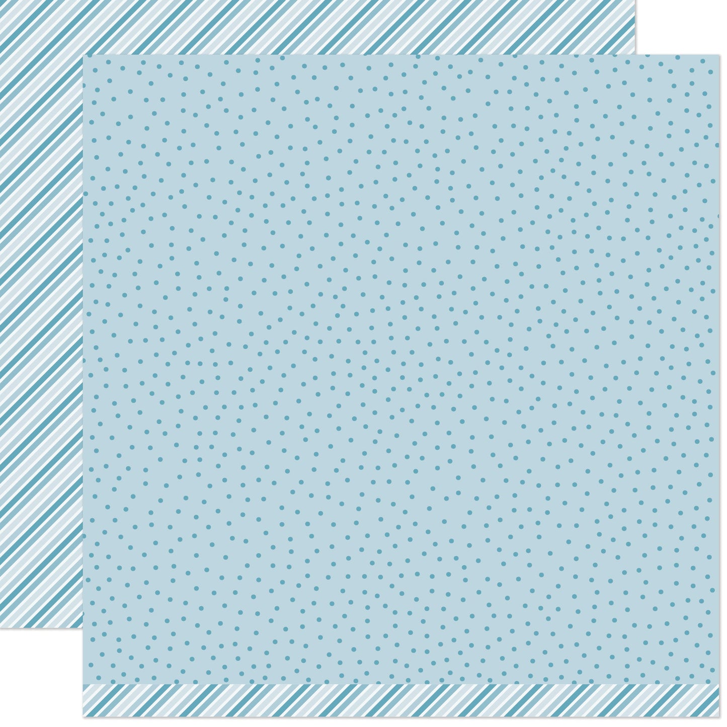 Lawn Fawn - Stripes 'n Sprinkels - Blue Blast 12x12"