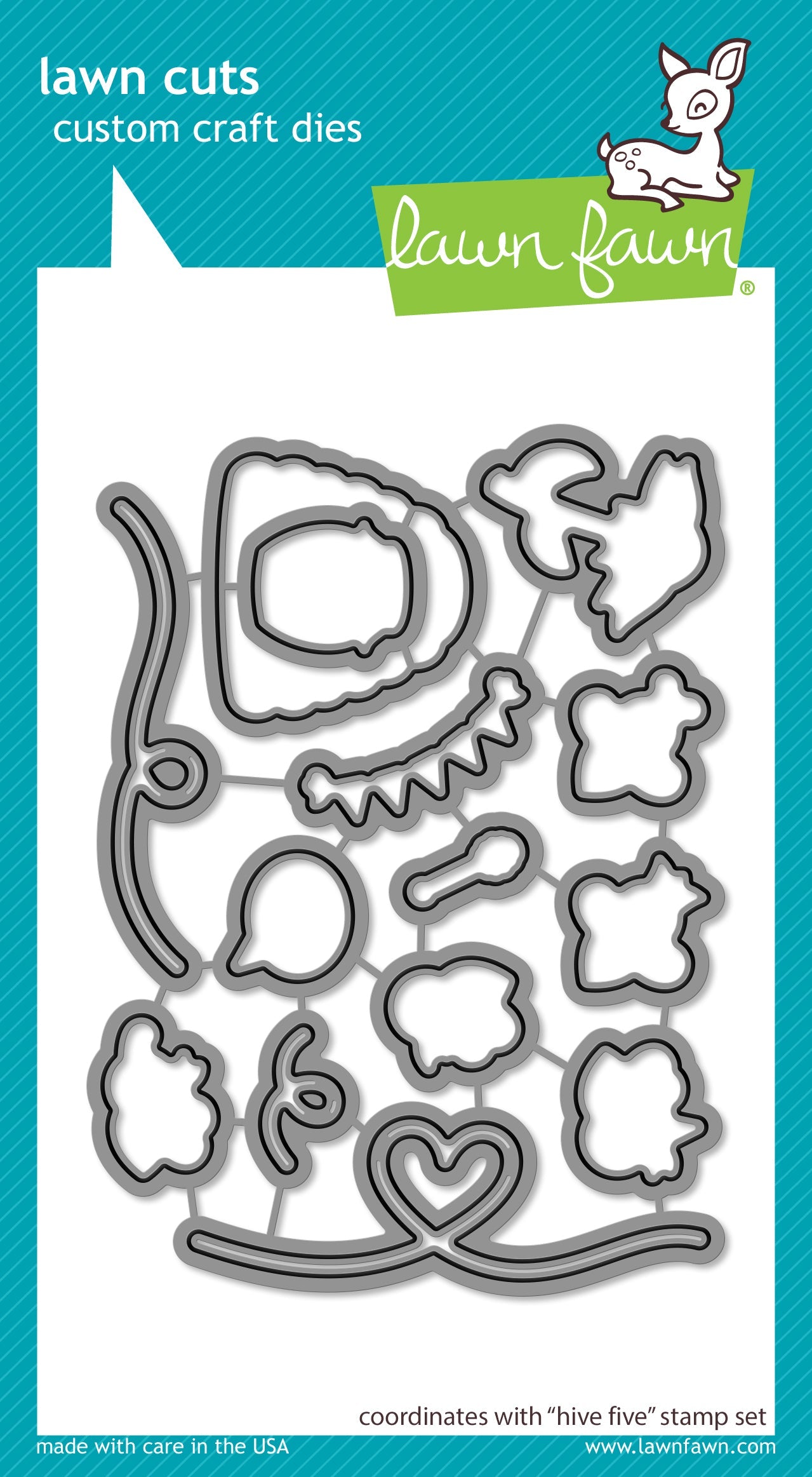 Lawn Fawn - Hive Five Lawn Cuts