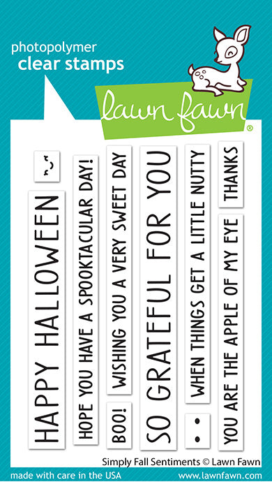 Lawn Fawn - Simply Fall Sentiments