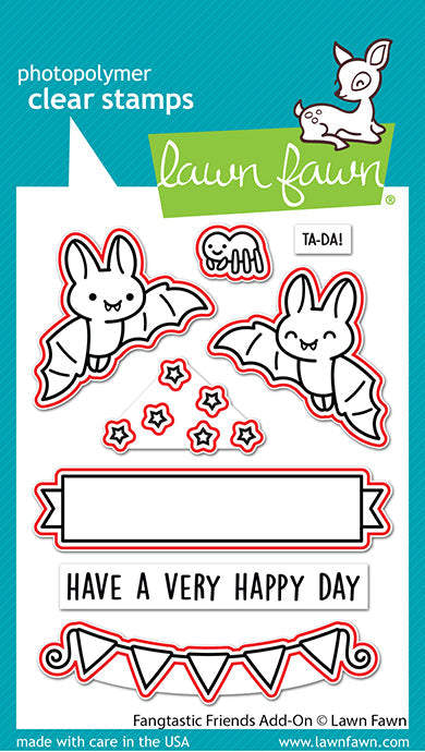 Lawn Fawn - Fangtastic Friends Add-On - Lawn Cuts