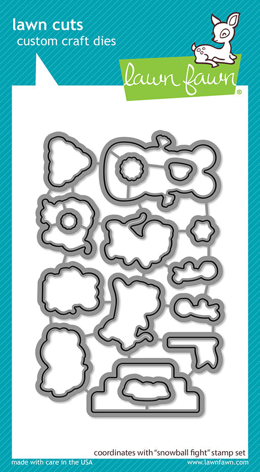 Lawn Fawn - Snowball Fight - Lawn Cuts