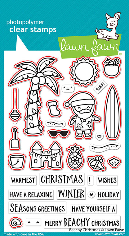 Lawn Fawn - Beachy Christmas - Lawn Cuts