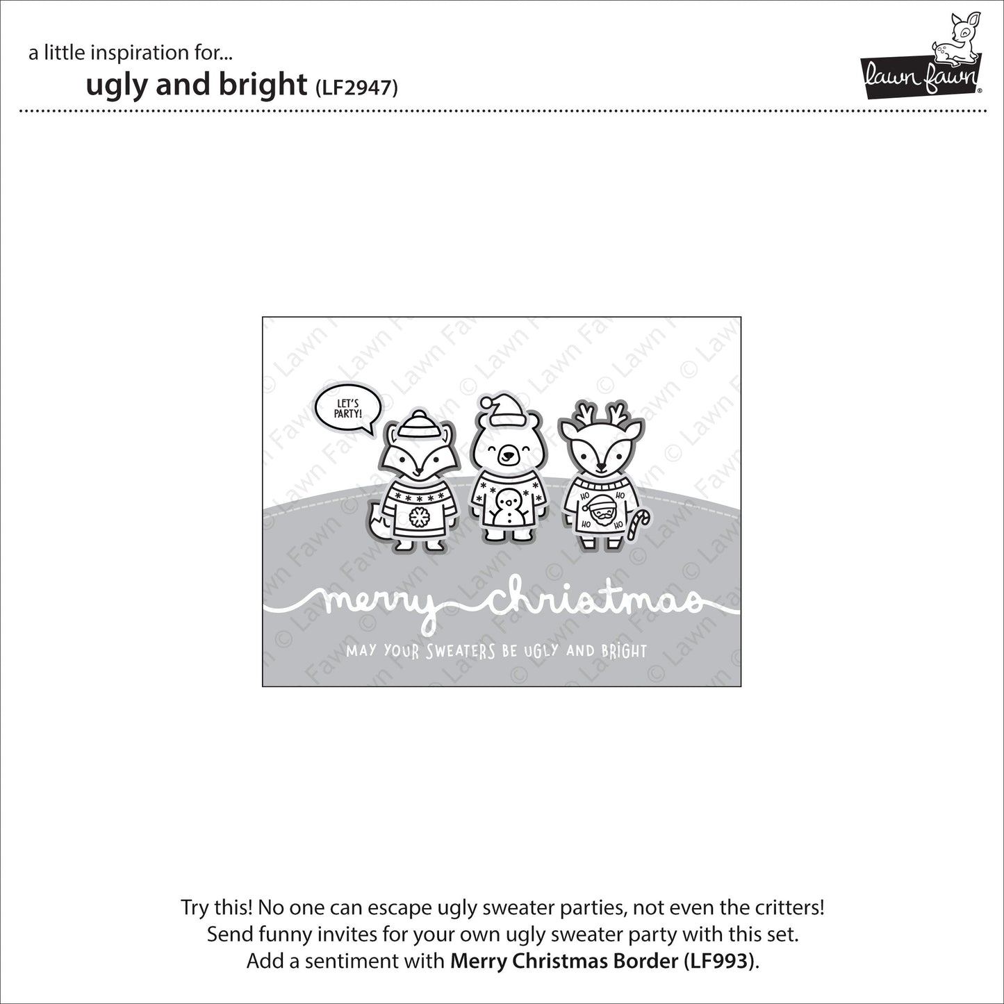 Lawn Fawn - Ugly And Bright