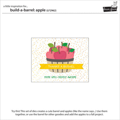 Lawn Fawn - Build-A-Barrel: Apple