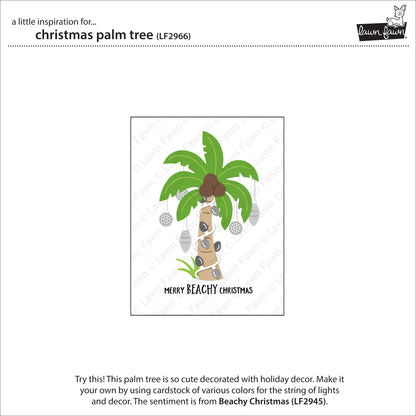 Lawn Fawn - Christmas Palm Tree
