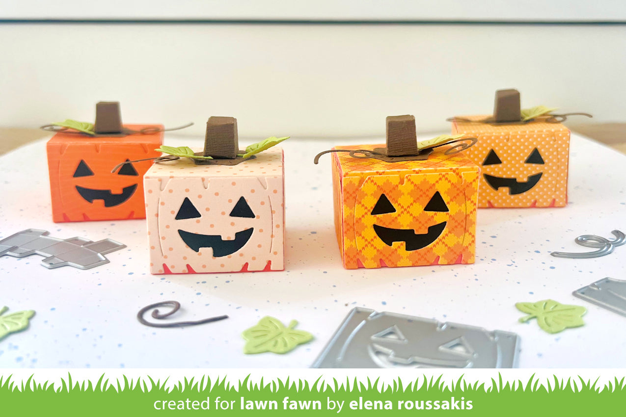 Lawn Fawn - Tiny Gift Box Jack-O'-Lantern Add-On