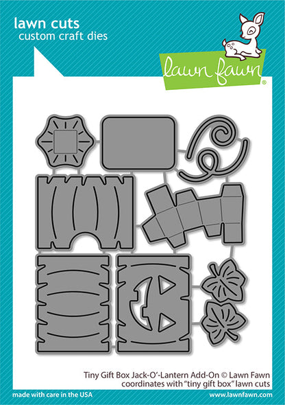Lawn Fawn - Tiny Gift Box Jack-O'-Lantern Add-On