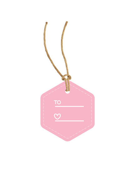 Lawn Fawn - Honeycomb Shaker Gift Tag