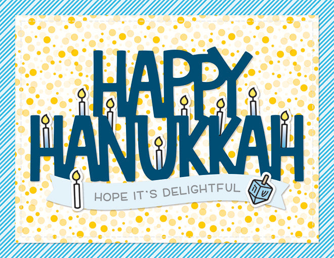 Lawn Fawn - Giant Happy Hanukkah