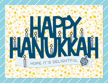 Lawn Fawn - Giant Happy Hanukkah