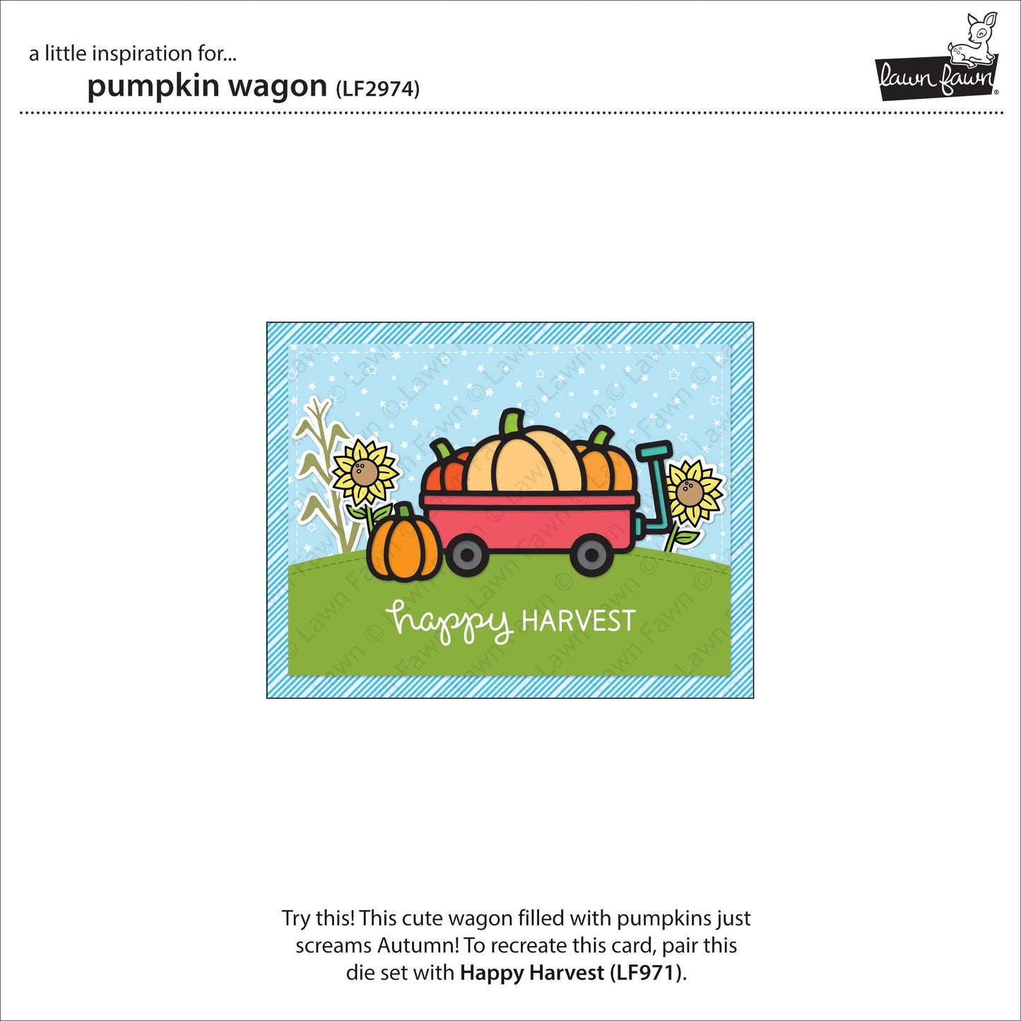 Lawn Fawn - Pumpkin Wagon