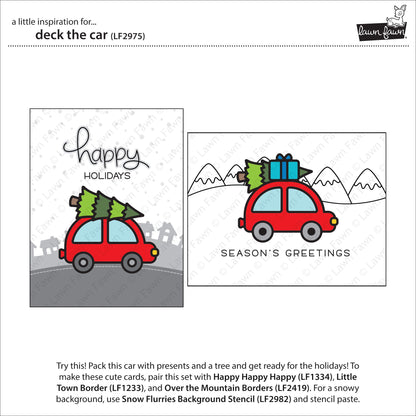Lawn Fawn - Deck The Car