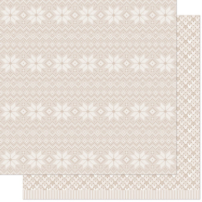 Lawn Fawn - Knit Picky Winter - Baby Blanket 12x12"