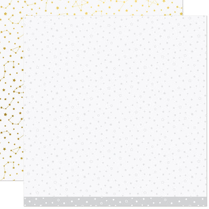 Lawn Fawn - Let It Shine Starry Skies - Twinkling White 12x12"