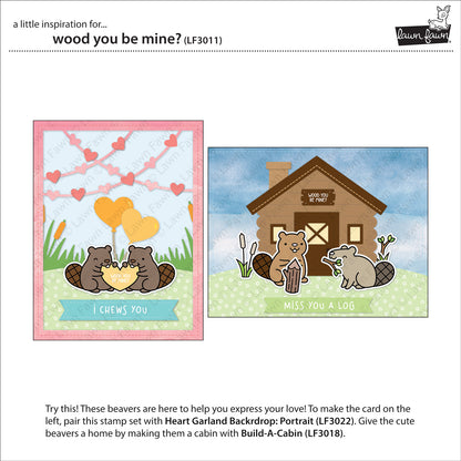 Lawn Fawn - Wood You Be Mine?