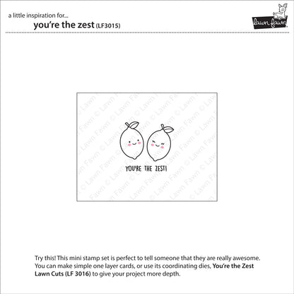 Lawn Fawn - You're The Zest