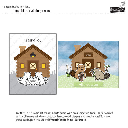 Lawn Fawn - Build-A-Cabin