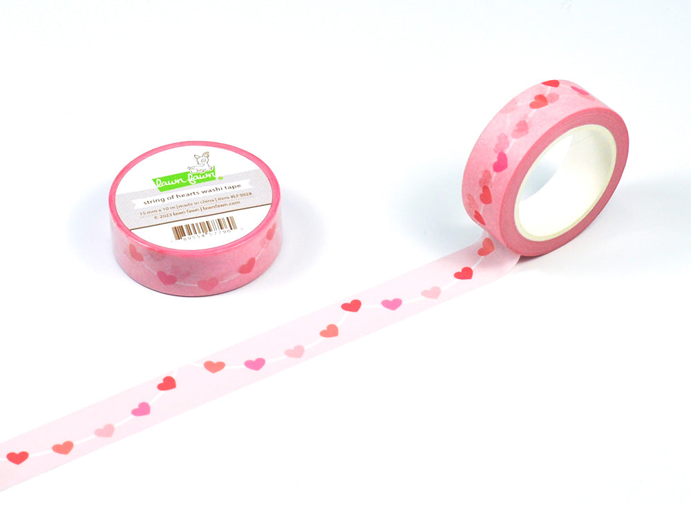 Lawn Fawn - String Of Hearts Washi Tape