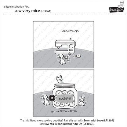 Lawn Fawn - Sew Very Mice