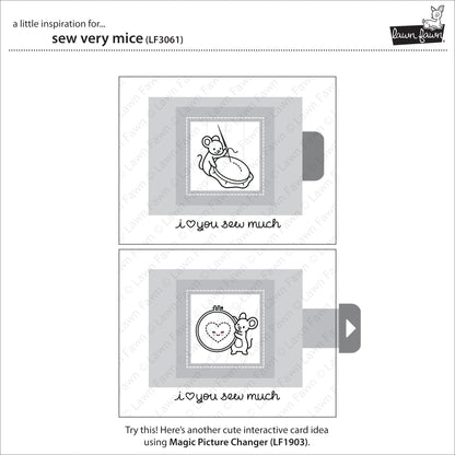Lawn Fawn - Sew Very Mice