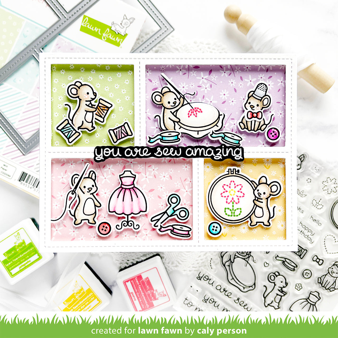 Lawn Fawn - Sew Very Mice