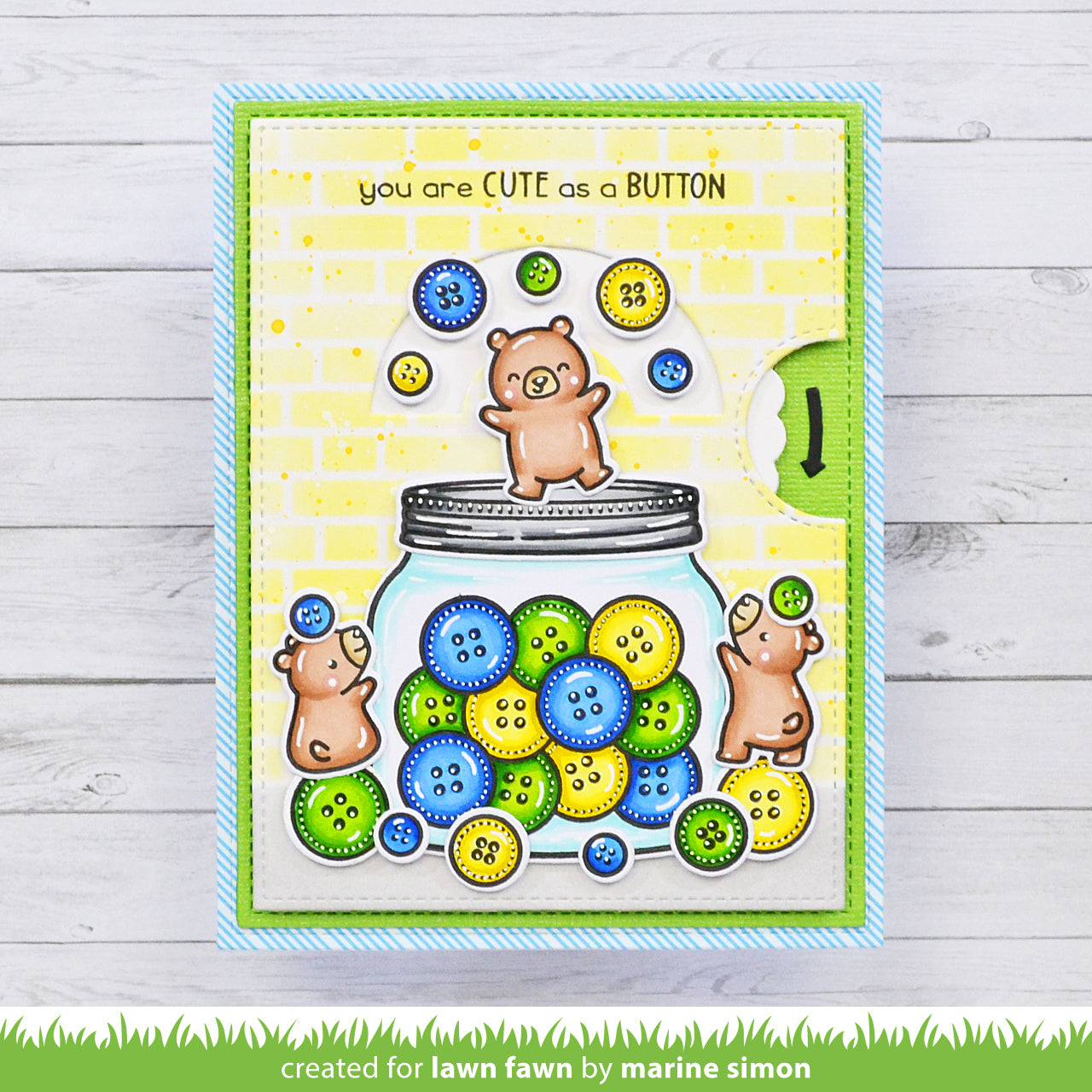 Lawn Fawn - How You Bean? Buttons Add-On