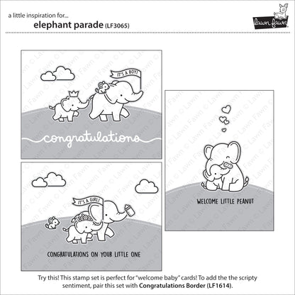 Lawn Fawn - Elephant Parade