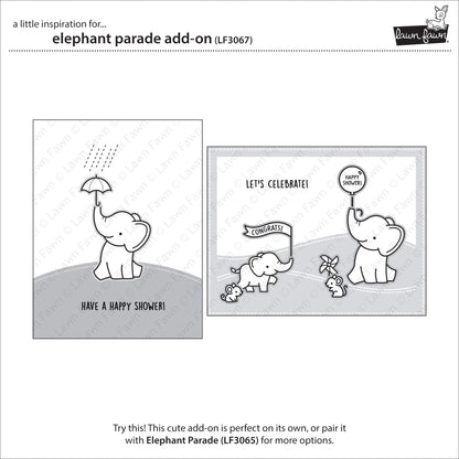 Lawn Fawn - Elephant Parade Add-On