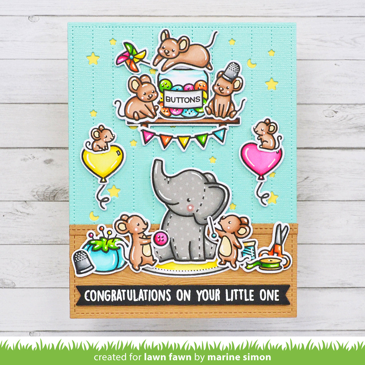 Lawn Fawn - Elephant Parade Add-On