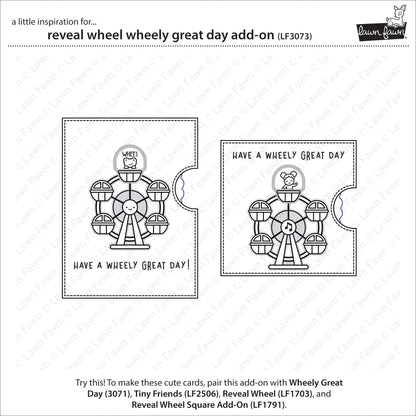 Lawn Fawn - Reveal Wheel Wheely Great Day Add-On