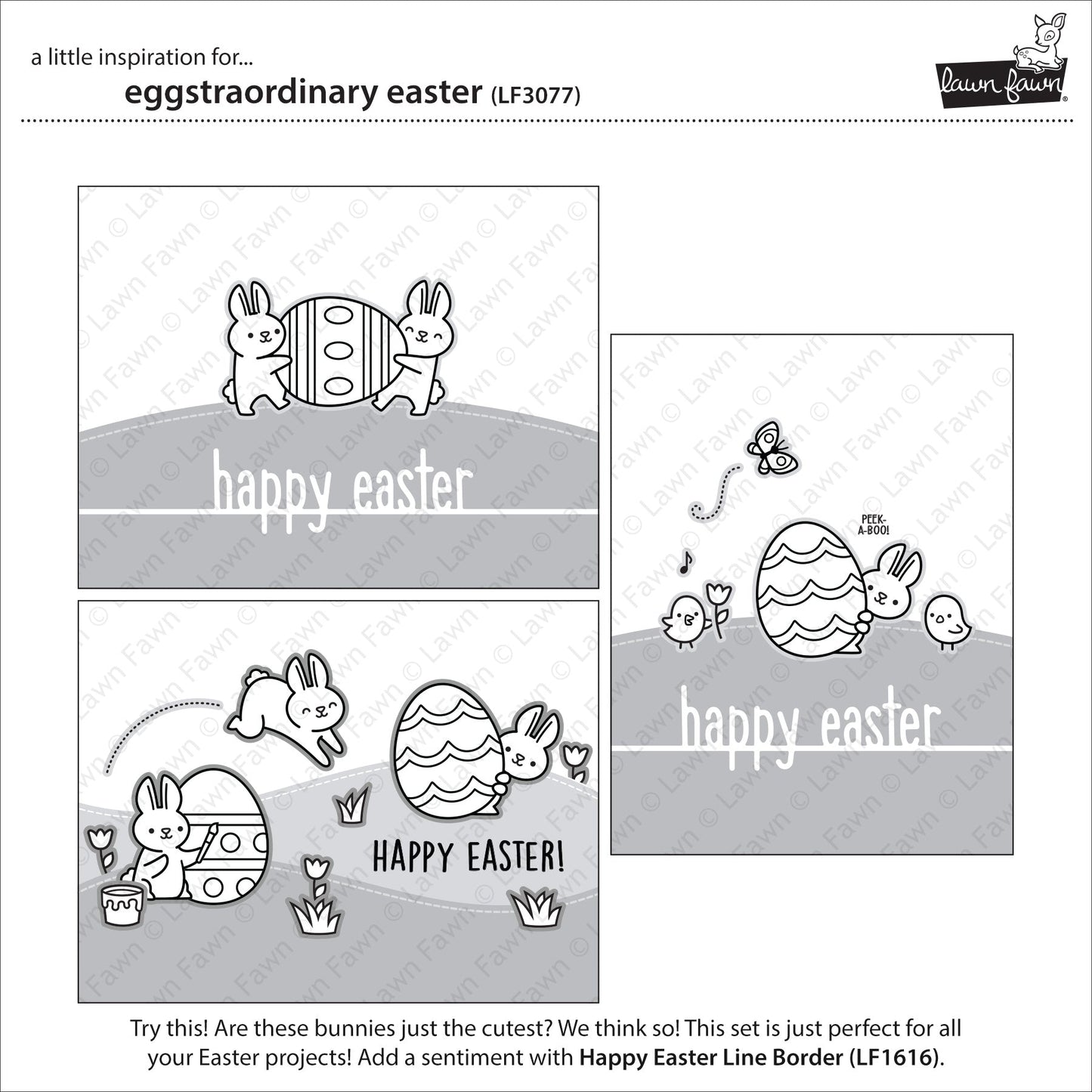 Lawn Fawn - Eggstraordinary Easter