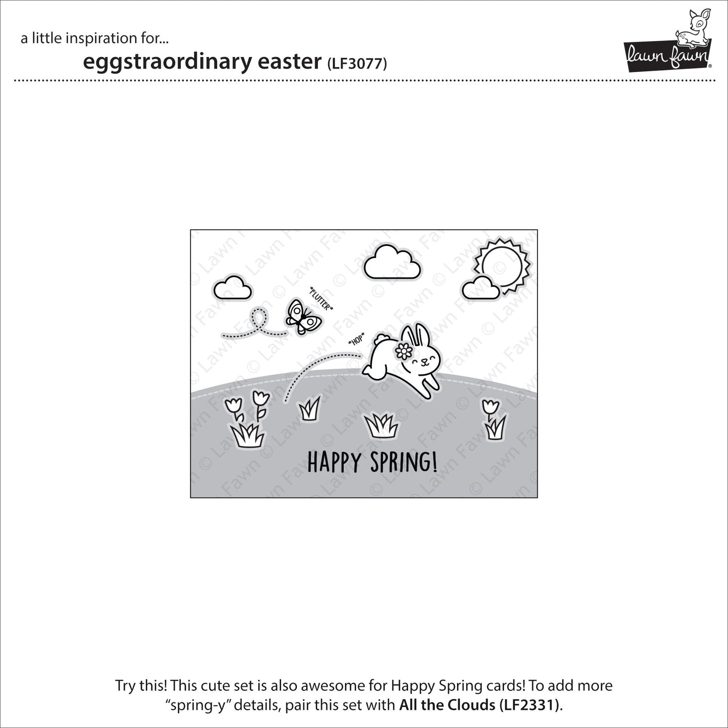 Lawn Fawn - Eggstraordinary Easter