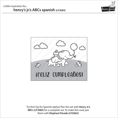 Lawn Fawn - Henry Jr.'S Abcs Spanish Add-On