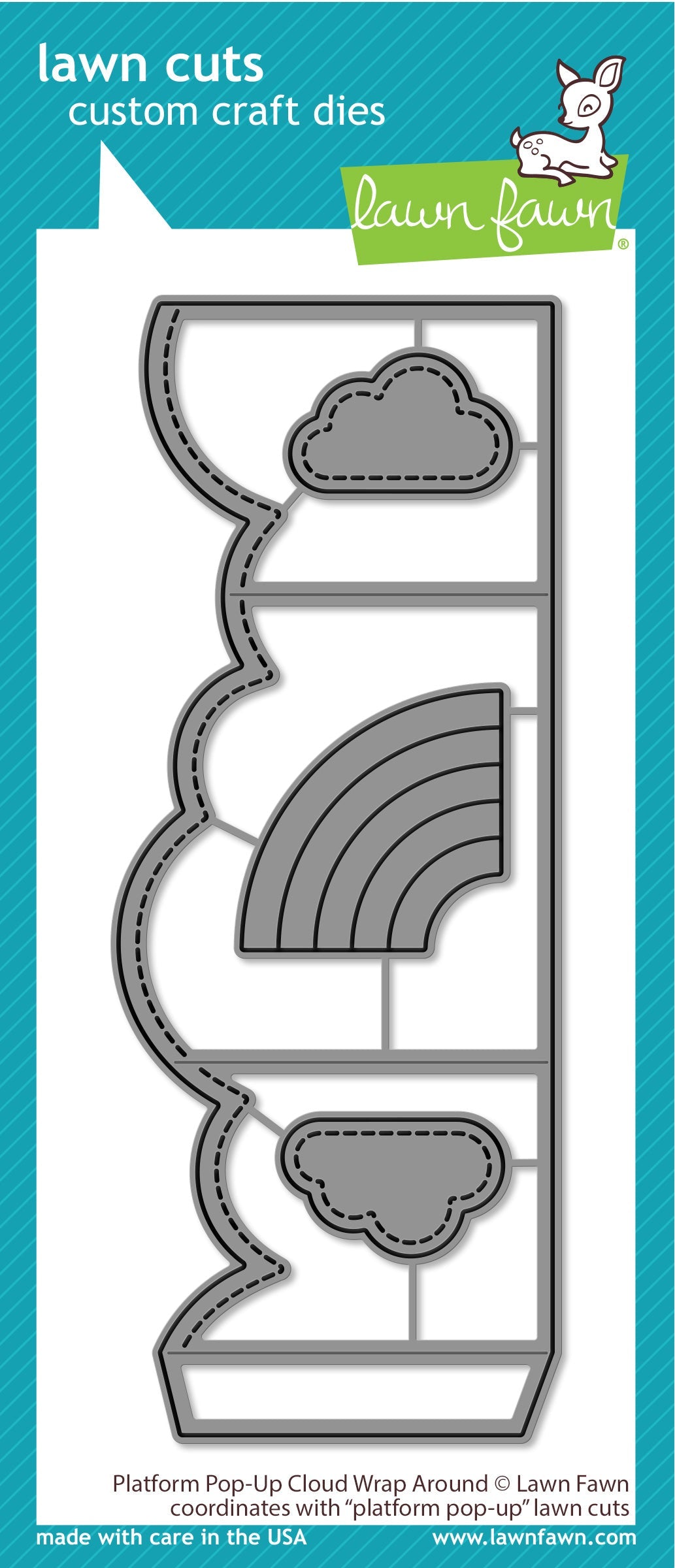 Lawn Fawn - Platform Pop-Up Cloud Wrap Around